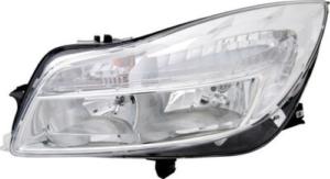 Phare optique avant gauche électrique pour OPEL INSIGNIA I phase 1, 2009-2013, H7+H1, avec moteur, Neuf