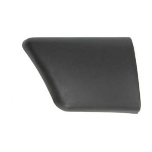 Moulure bouchon latérale sur aile avant gauche pour PEUGEOT PARTNER I phase 2, 2002-2008, Noire, hauteur 10cm, Neuve