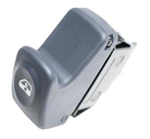 Interrupteur/Bouton de lève vitre électrique sur porte avant droite ou gauche pour RENAULT MEGANE I, 1996-1999, 1 bouton, noir, Neuf