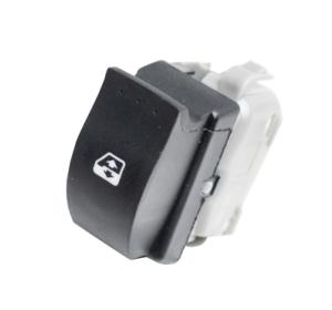 Interrupteur/Bouton de lève vitre électrique sur porte avant droite pour RENAULT CLIO II phase 2, 2001-2005, 1 bouton, noir, Neuf