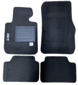 Kit 4 Tapis de sol Auto pour BMW SERIE 1 F20-F21, 2011-2019, avec sigle S1, moquette noire, Neuf