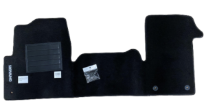 Tapis de sol Auto pour OPEL MOVANO II, 2010-2019, avec sigle MOVANO, moquette noire et clips, Neuf