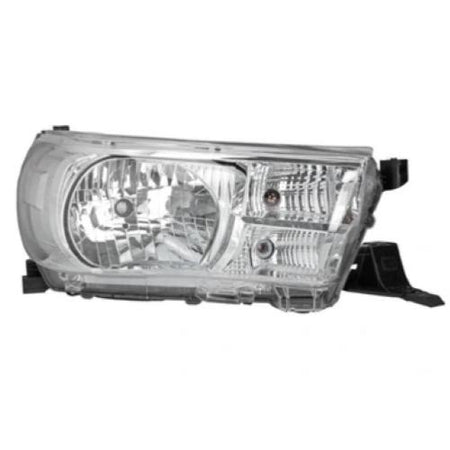 Phare Optique avant droit pour TOYOTA HILUX VIII 2016-2020, H4+PY21, Chromé, Neuf