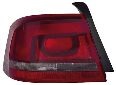 Feu arrière extérieure gauche pour VOLKSWAGEN PASSAT B7 2011-2014, rouge fumé, Mod. Berline, Neuf