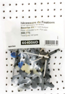 Kit de fixation assemblage Pare chocs avant pour PEUGEOT 308 I (T7) 2007-2014 (tous modèles)