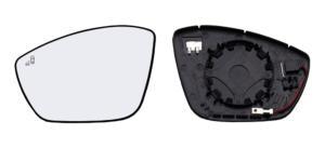 Miroir Glace rétroviseur gauche pour CITROËN C3 III phase 1 2016-2020, Système BLIS, dégivrant, à clipser, Neuf