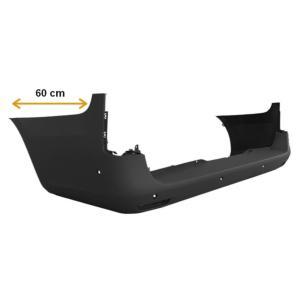 Pare chocs arrière pour MERCEDES VITO III (W447) depuis 2014, châssis long, trous radar, gris, Neuf