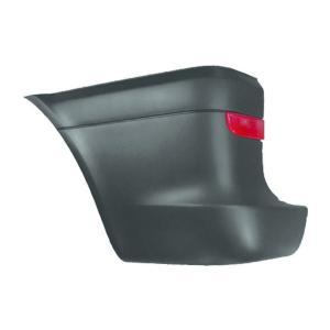 Crosse arrière gauche pour MERCEDES VITO II (W639) 2010-2014, (court) gris clair, catadioptre, embout pare chocs