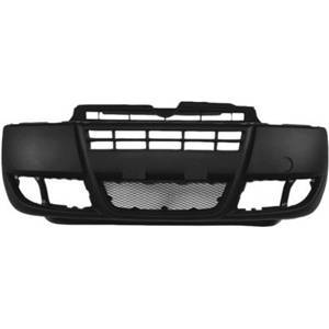 Pare chocs avant pour FIAT DOBLO I phase 2, 2006-2010, grille de calandre inférieure, noir, Neuf