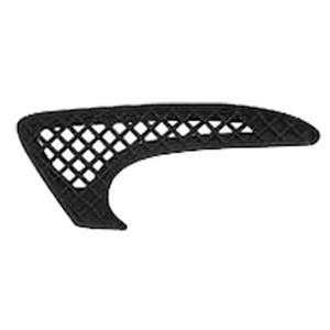 Grille arrière gauche pour FIAT PUNTO II phase 1, 1999-2003, noire, calandre pare chocs arrière