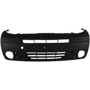 Pare chocs avant pour NISSAN PRIMASTAR phase 1, 2001-2006, noir, trous feux antibrouillard, Neuf