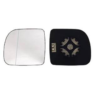 Miroir Glace rétroviseur gauche pour RENAULT KANGOO I phase 1, 1997-2001, asphérique, à clipser