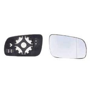 Miroir Glace rétroviseur gauche pour SEAT LEON I, asphérique, 1998-2002, Neuf