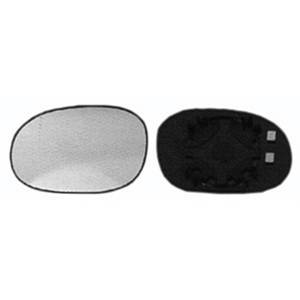 Miroir Glace rétroviseur gauche pour CITROËN XSARA PICASSO phase 1, 1999-2004 asphérique, à clipser