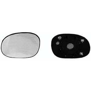 Miroir Glace rétroviseur gauche pour PEUGEOT 206 Plus (206+) 2009-2013 dégivrant, à clipser