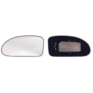 Miroir Glace rétroviseur gauche pour FORD FOCUS I phase 2, 2001-2004, dégivrant, clips rectangulaire