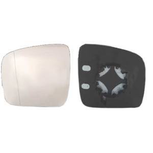 Miroir Glace rétroviseur gauche pour VOLKSWAGEN CADDY III phase 2, 2010-2015, dégivrant, asphérique