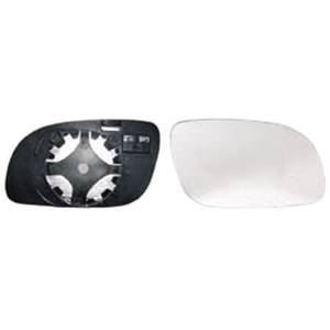 Miroir Glace rétroviseur droit pour VOLKSWAGEN TOURAN I phase 2, 2006-2010, dégivrant, à clipser