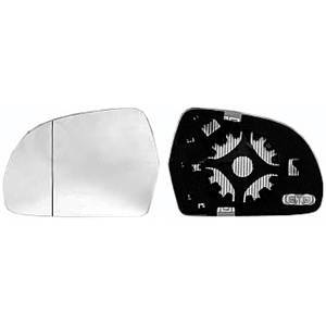 Miroir Glace rétroviseur gauche pour AUDI A3 II ph.3 (3 portes) 2008-2010, dégivrant, asphérique