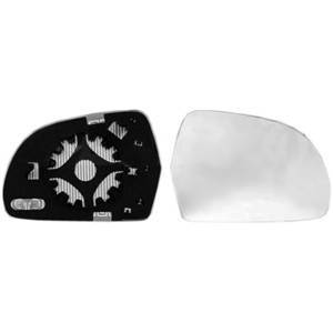 Miroir Glace rétroviseur droit pour AUDI A3 II ph.3 (3 portes) 2008-2010, dégivrant, à clipser