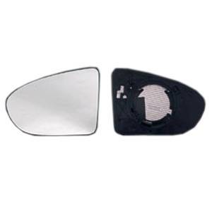 Miroir Glace rétroviseur gauche pour NISSAN QASHQAI I ph.1, 2007-2010, dégivrant, à clipser, Neuf