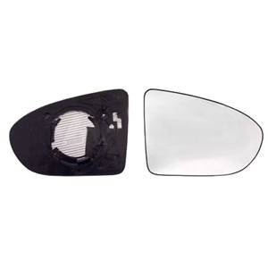 Miroir Glace rétroviseur droit pour NISSAN QASHQAI I ph.1, 2007-2010, dégivrant, asphérique