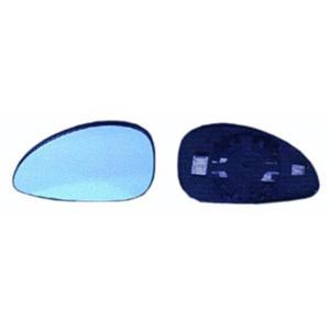 Miroir Glace rétroviseur gauche pour CITROËN C4 I phase 2 2008-2009, bleu, dégivrant, asphérique