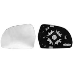 Miroir Glace rétroviseur gauche pour AUDI A3 II ph.3 (3 portes) 2008-2010, dégivrant, à clipser