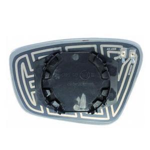 Miroir Glace de rétroviseur extérieur droit pour SEAT MII, depuis 2012, dégivrant, avec support de fixation, neuf