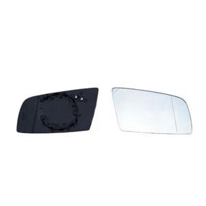 Miroir Glace rétroviseur extérieur droit pour BMW Serie 5 E60-E61, 2003-2007, dégivrant, Asphérique, bleu, neuf