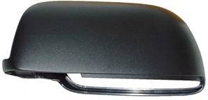 Coque rétroviseur gauche pour VOLKSWAGEN POLO IV phase 1, 2001-2005, noire, Neuve