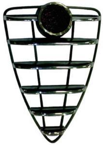 Grille de radiateur centrale pour ALFA ROMEO MITO du 07/2008 au 06/2013, Chromée, Neuve