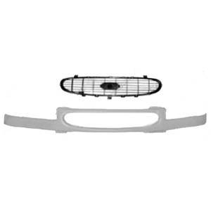 Grille de calandre supérieure pour FORD TRANSIT Mk5, 1994-2000, complète, sans logo, Neuve