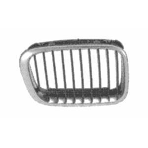 Calandre grille droite pour BMW série 3 E46 de 1998 à 2001 chromée, Neuve