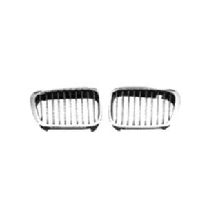 Grille de radiateur avant gauche pour BMW Serie 3 E46 COUPÉ, 1999-2001, chromée, Neuve