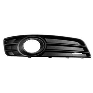 Grille de calandre droite pour AUDI A3 II ph.3 (3 portes) 2008-2012, noire, (fermé), trou feu AB