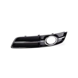 Grille de calandre gauche pour AUDI A3 II phase 2 SPORTBACK, 2008-2012, noire brillante, chromé, trou feu AB, Neuve