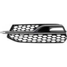 Grille de calandre avant gauche pour AUDI A3 III ph.1 2012-2016, noire, trou feu AB, Mod. S-LINE, Neuve