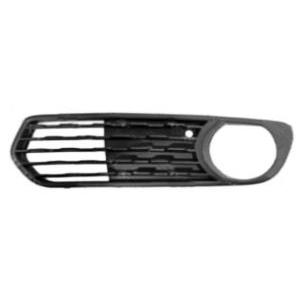 Grille latérale avant gauche pour BMW SERIE 1 F20 de 2011 à 2015, avec trou antibrouillard, noire