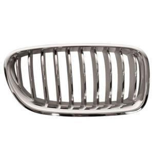 Grille de radiateur avant droite pour BMW Serie 5 F10N, 2013-2016, chromée/titane, Mod. MODERN LINE, Neuve