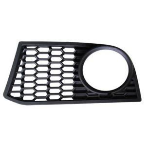 Grille pare chocs avant gauche pour BMW Serie 5 F10 M-TECH, 2010-2013, trou feu antibrouillard ouverte, noire, Neuve