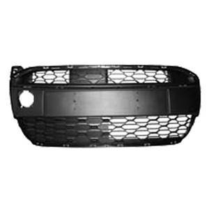 Grille calandre centrale pour CITROËN C1 I phase 3, 2012-2014, noire, bandeau pare chocs avant