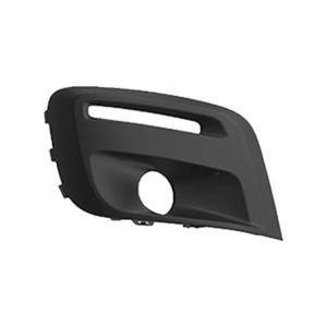 Grille de calandre droite pour CITROËN BERLINGO II ph.3, 2015-2018, noire, trou feu antibrouillard