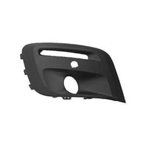 Grille de calandre droite pour PEUGEOT PARTNER II ph.3, 2015-2018, noire trou antibrouillard, radar