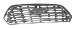 Grille de radiateur pour FORD TRANSIT Mk8 phase 1 2014-2019, grise, Neuve