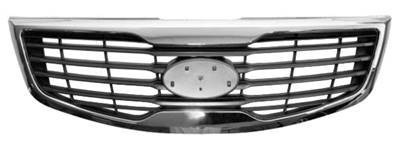 Grille radiateur centrale pour KIA SPORTAGE 2010-2015, gris argenté, Neuf