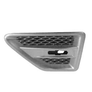 Grille de radiateur aile avant gauche pour LAND ROVER FREELANDER II, 2006-2010, argent, Neuve