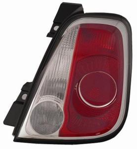 Feu arrière droit pour ABARTH 500, 595-695, 2008-2015, (cabriolet), contour noir, Neuf