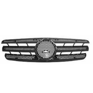 Grille de radiateur pour MERCEDES CLASSE ML Phase 1 1998-2001 (W163), noire, Neuve