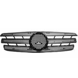 Grille de radiateur pour MERCEDES CLASSE ML Phase 1 1998-2001 (W163), grise, Neuve